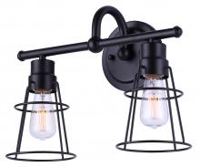 Canarm IVL1053A02BK - DREE, IVL1053A02BK -G-, MBK Color, 2 Lt Vanity, 60W Type