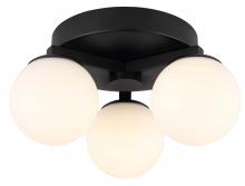 Canarm LCW233A03BK - NYLAH, LCW233A03BK -G-, MBK Color, 3 Lt LED Ceiling Track, Flat Opal Glass