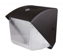 Nuvo 65/655 - 29 Watt Small LED Wall Pack with Integrated Bypassable Photocell; CCT Selectable; 120-277 Volts