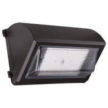 Nuvo 65/762 - Emergency LED Cutoff Wall Pack; CCT Selectable 3K/4K/5K; Wattage Adjustable; Bypassable Photocell