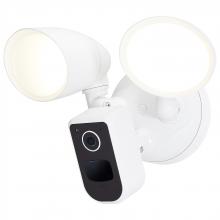 Nuvo 65/930 - 20 Watt Bullet Outdoor SMART Security Light with Camera; Starfish Enabled; 3K/4K/5K CCT Selectable