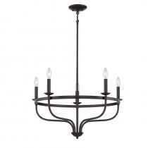 Savoy House Meridian M10087ORB - 5 LT Chandelier in Oil Rubbed Bronze *M20
